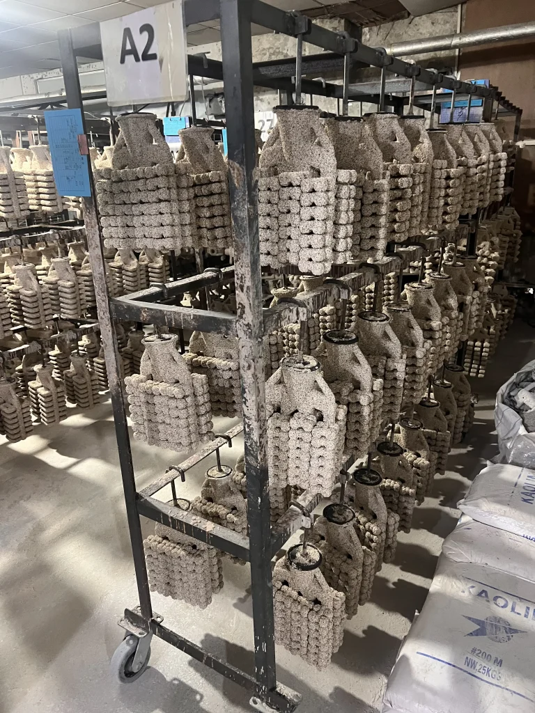 proceso de fundición de cera perdida