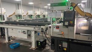 maquinas en proceso de decoletaje